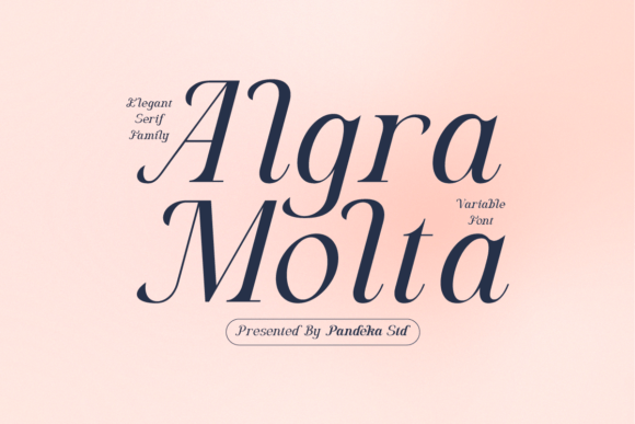 Algra Molta: Elegant Serif Typeface