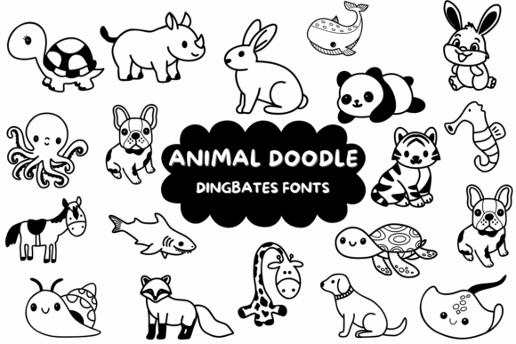 Animal Doodle Font Review