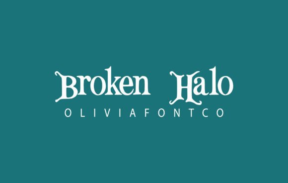 Broken Halo Font: A Handwritten Serif for Editorial Design