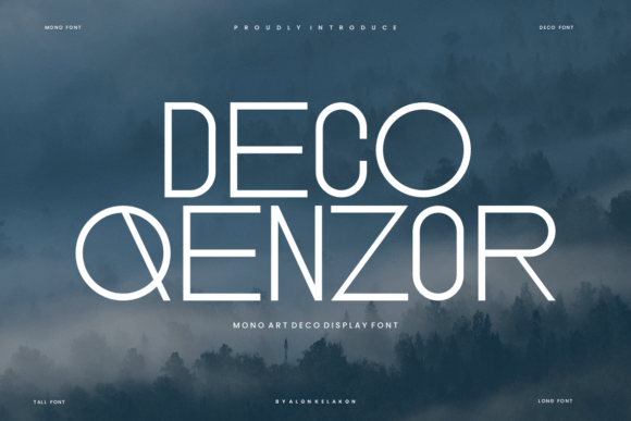 Deco Qenzor: A Sans Serif Font Built for Campaigns