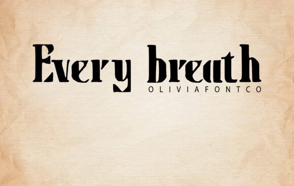 Every Breath: A Serif Font for Thoughtful Design
