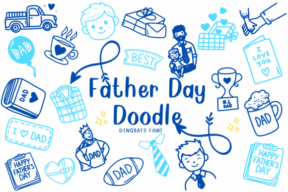 Father Day Doodle Font Review