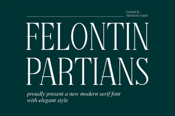 Felontin Partians: A Serif Font That Brings Warmth to Editorial Design