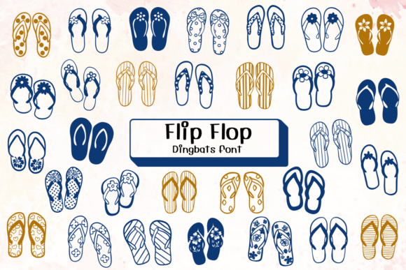 Flip Flop Font: A Casual Dingbats Typeface That Adds Personality to Campaign Visuals