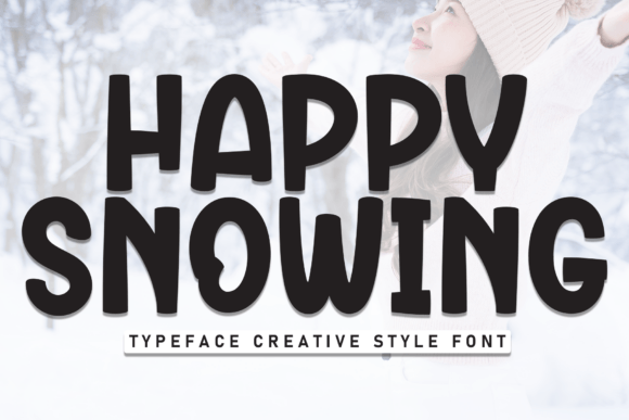 Happy Snowing Font for Web Design
