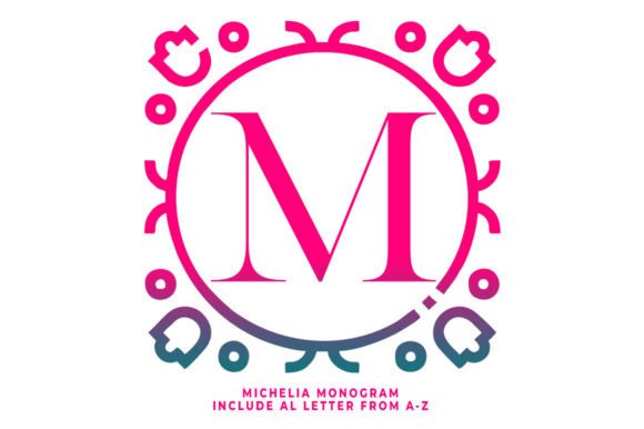 Michelia Monogram Font for Creative Projects