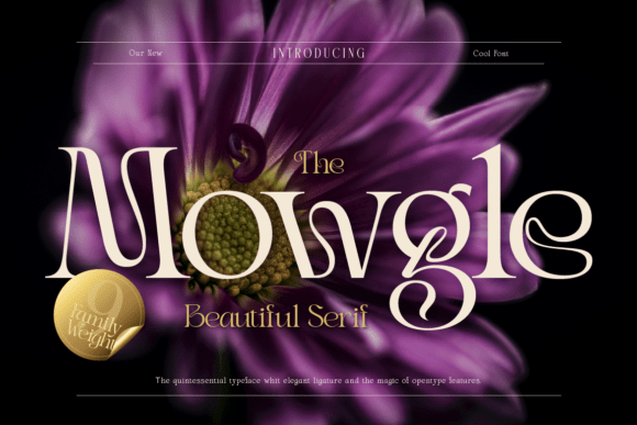 Mowgle: An Elegant Serif Font for Graceful Branding