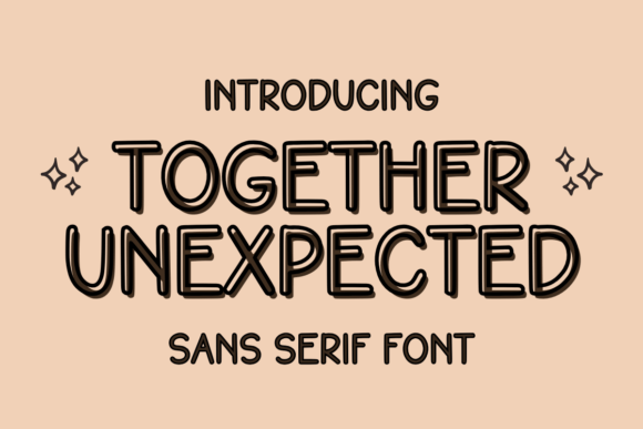 Together Unexpected Font Review