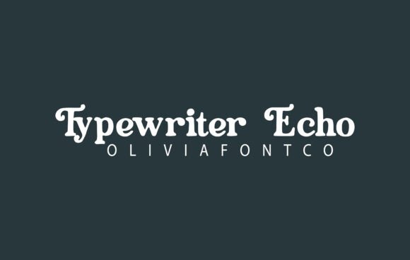 Typewriter Echo Font: A Handwritten Sans Serif for Crafters and Creators